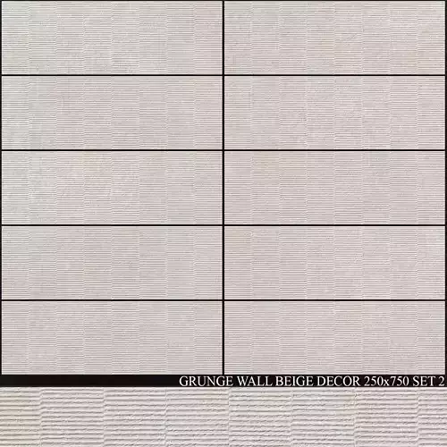 Peronda Grunge Wall Beige Decor 250x750 Set 2