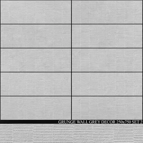 Peronda Grunge Wall Grey Decor 250x750 Set 2