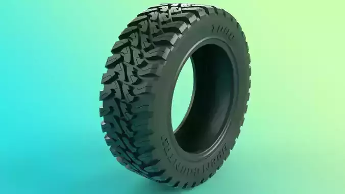 All Terrain Tire Free 3D model