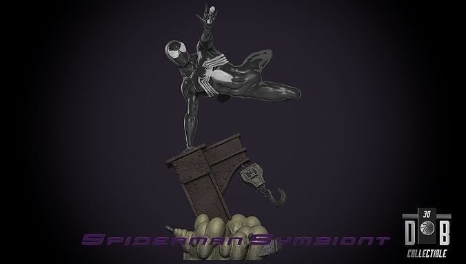 Symbiont Spiderman fanart  3D print model