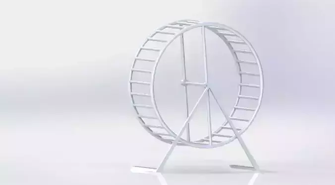 hamster or guinea pig wheel 3D print model
