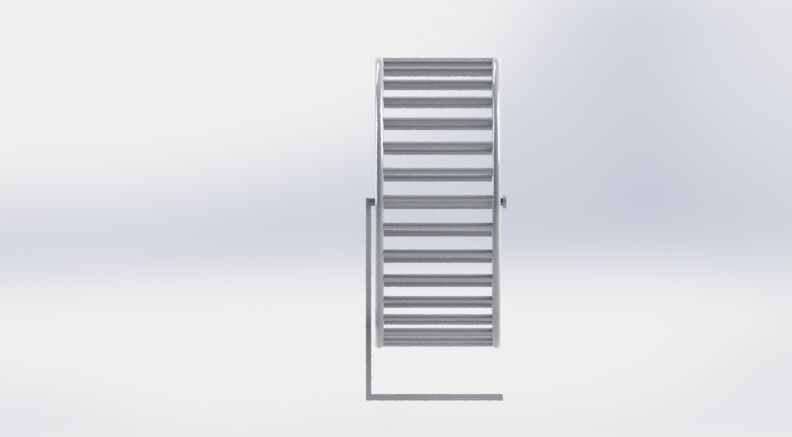 hamster or guinea pig wheel 3D print model_4