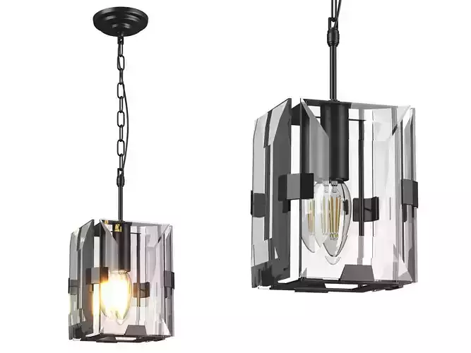 713217 Novara Lightstar hanging chandelier 3D model