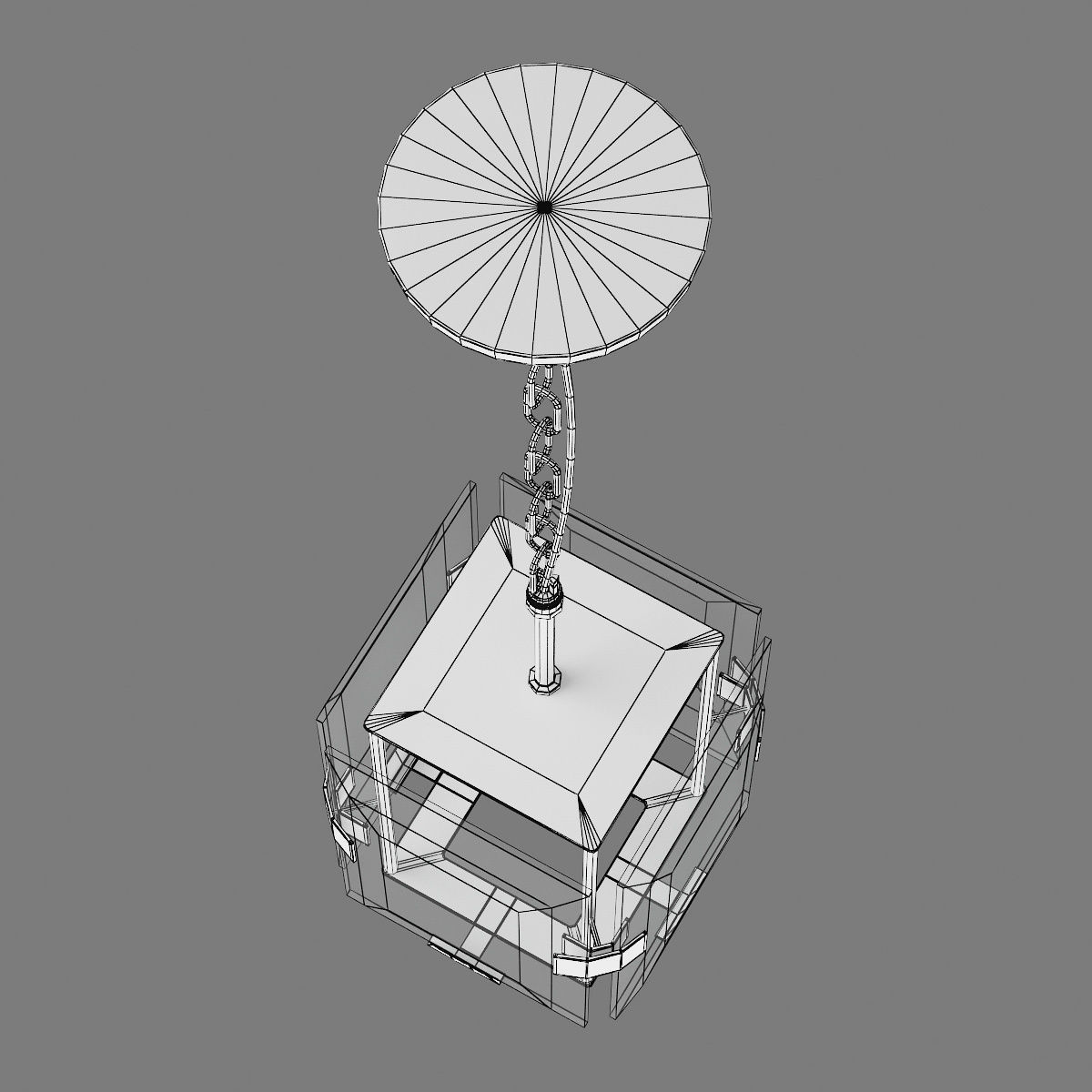 713217 Novara Lightstar hanging chandelier 3D model_7