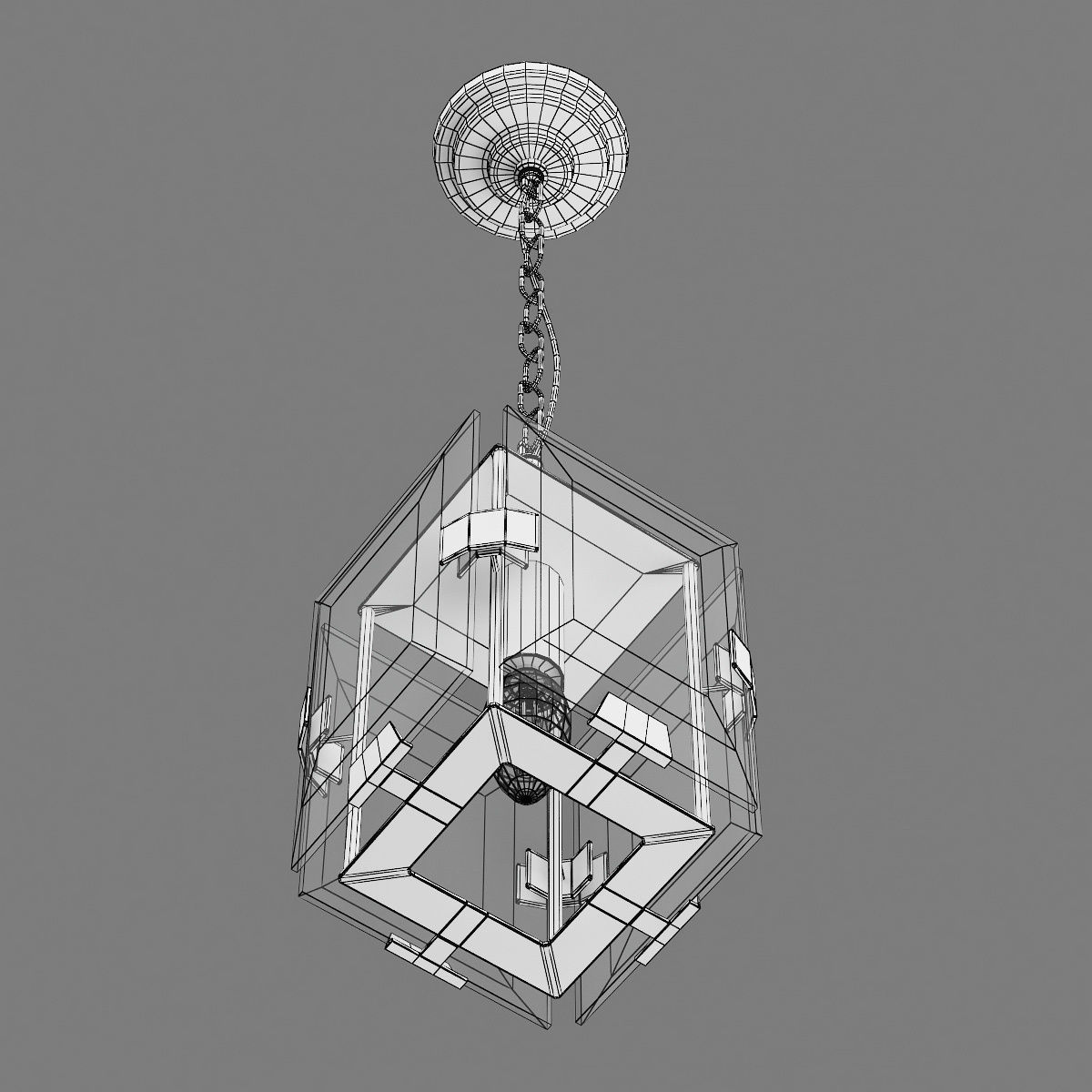 713217 Novara Lightstar hanging chandelier 3D model_3