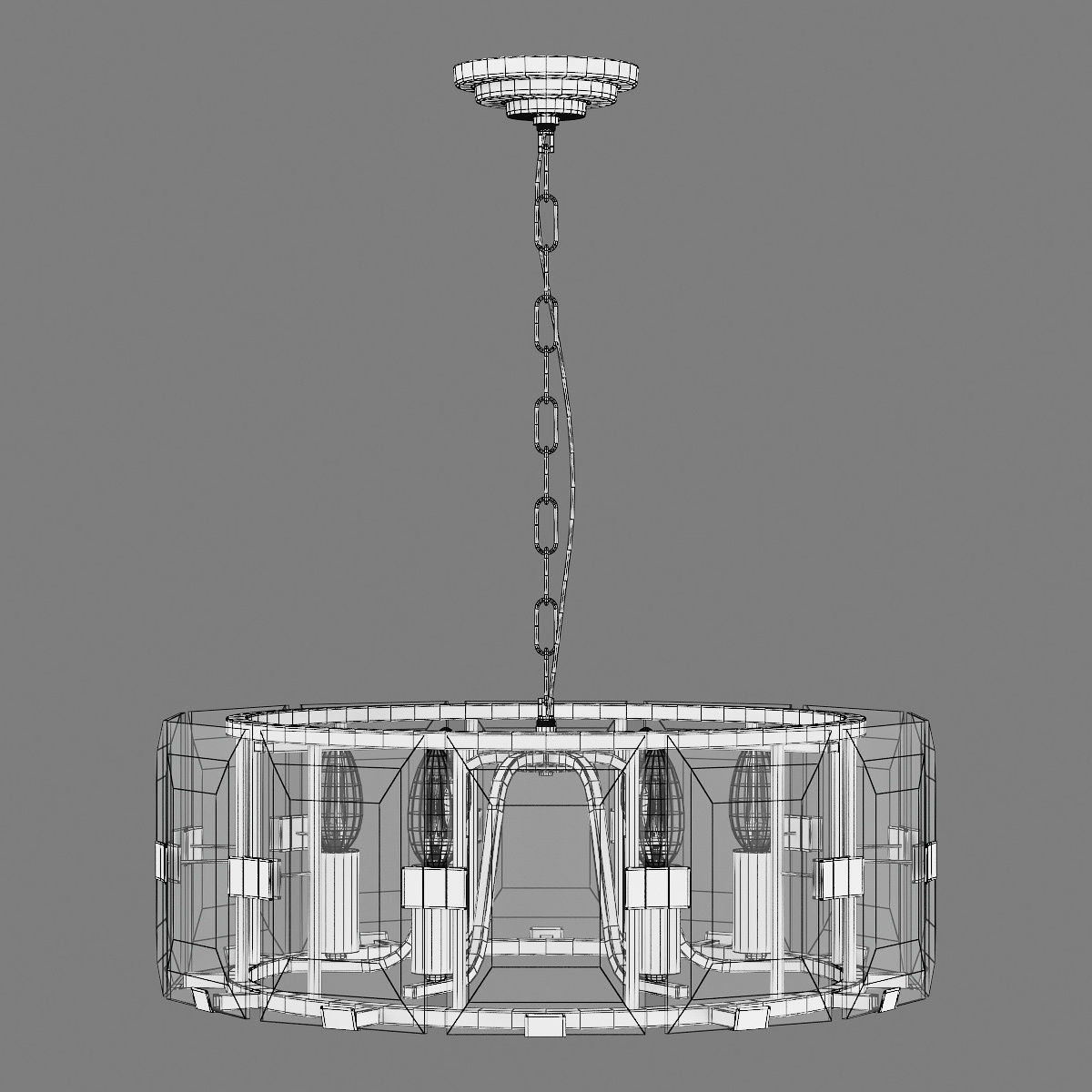 713267 Novara Lightstar hanging chandelier 3D model_5