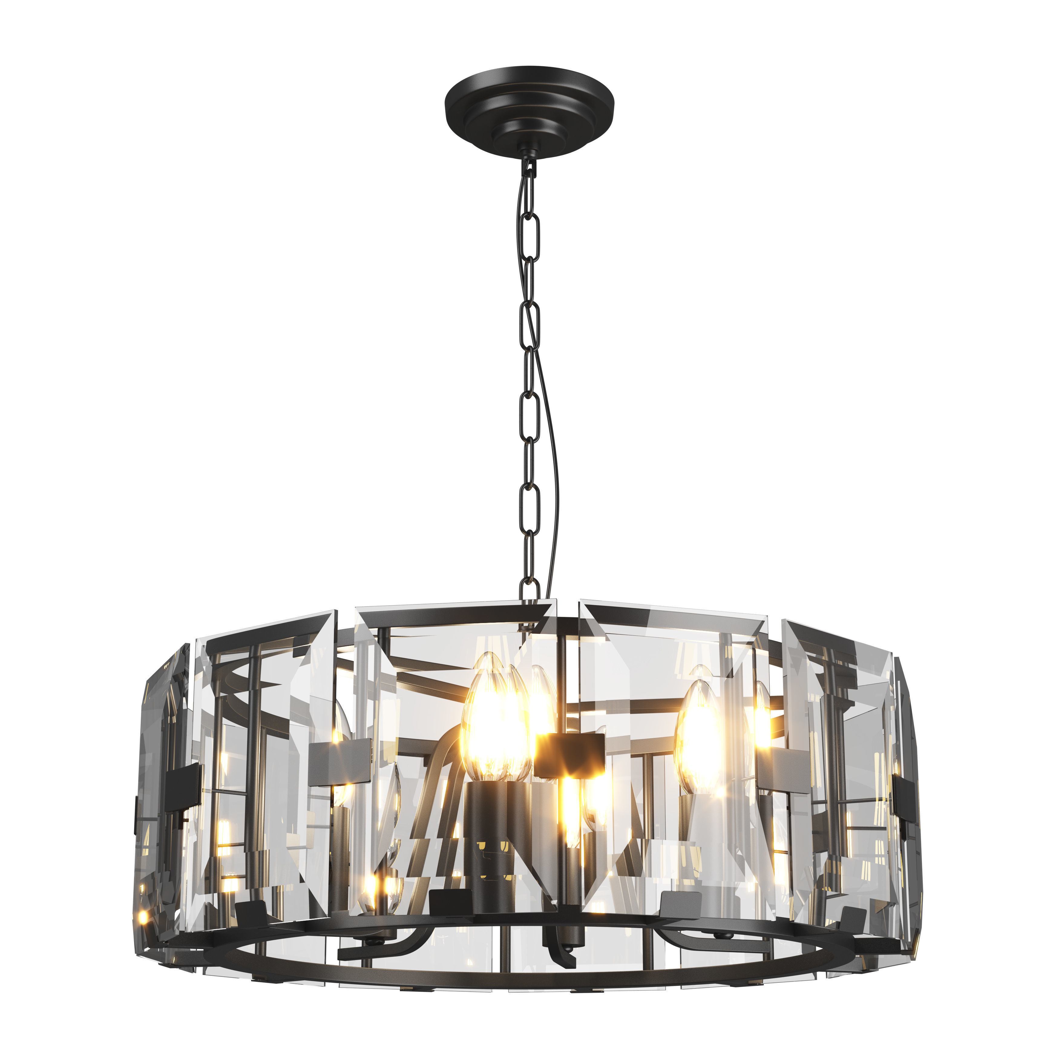 713267 Novara Lightstar hanging chandelier 3D model_1
