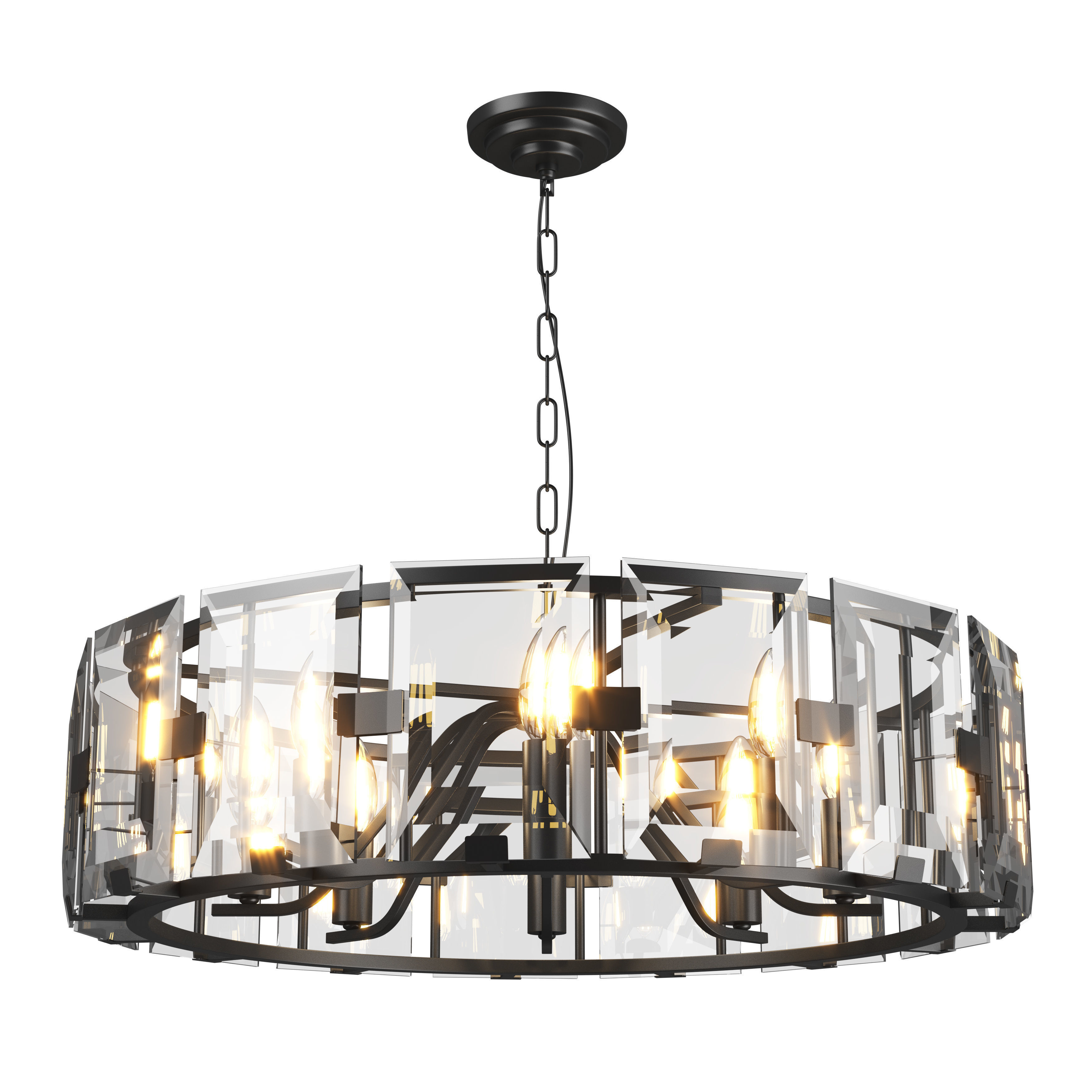 713287 Novara Lightstar hanging chandelier 3D model_7