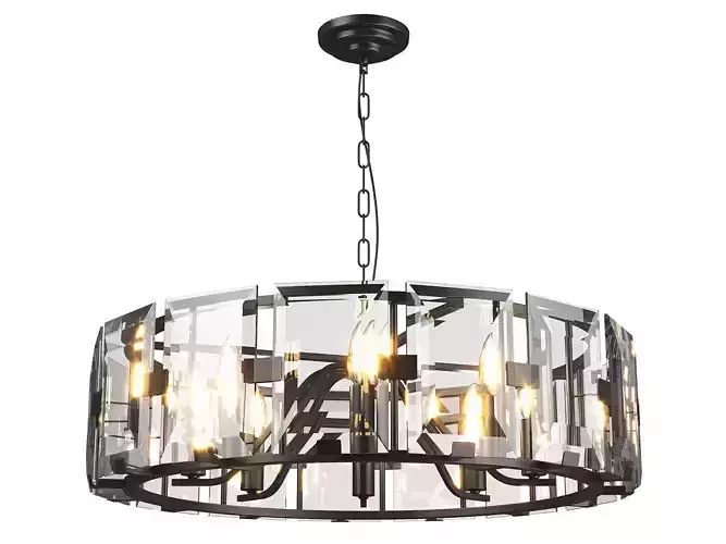 713287 Novara Lightstar hanging chandelier 3D model