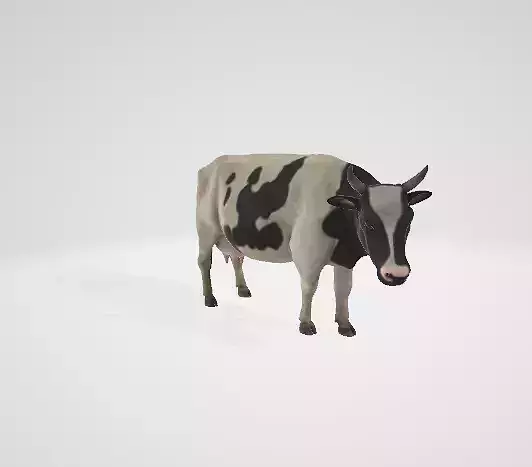 3D Cow 3D model
