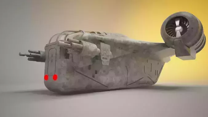 mandalorian like ship