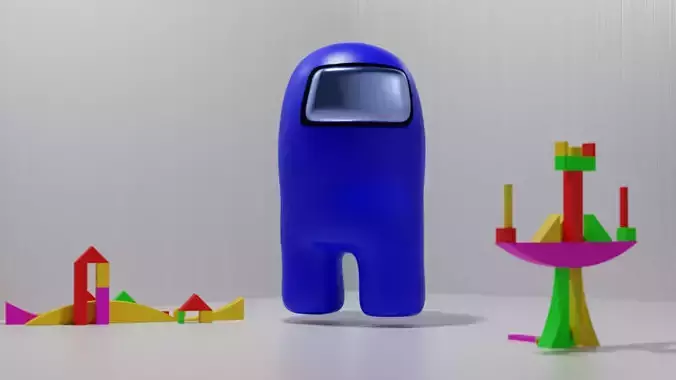 Among Us - print model animation riggid 3D model