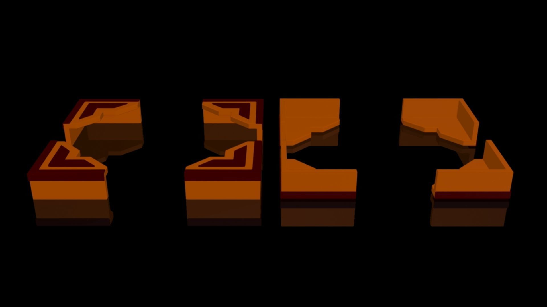 Frame Corner FC02 3D print model_2