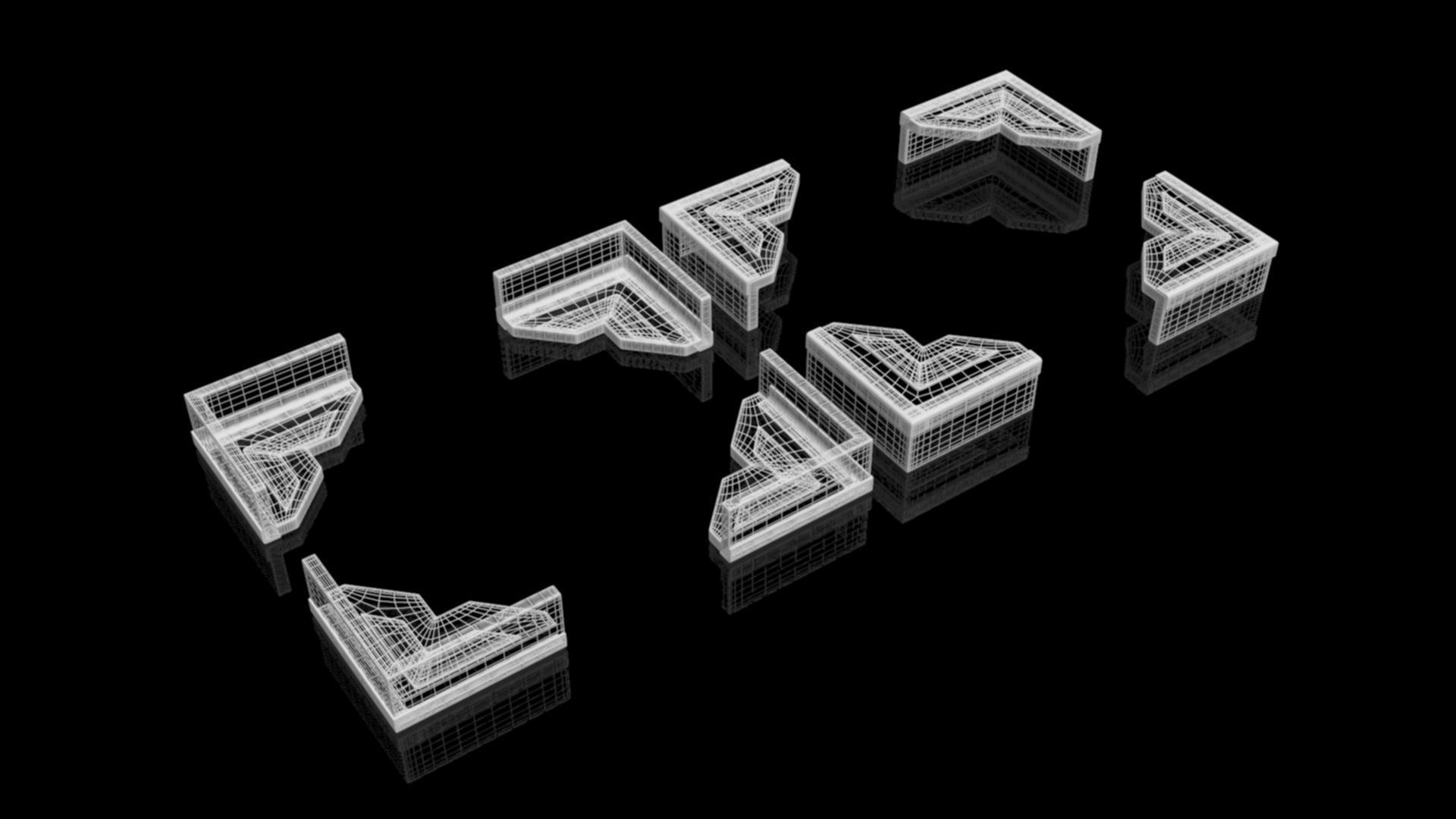 Frame Corner FC02 3D print model_7