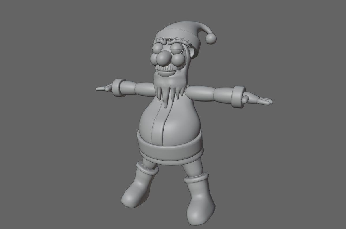 Santa Claus Mesh - Papai Noel 3D model_15