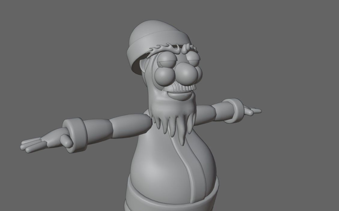 Santa Claus Mesh - Papai Noel 3D model_16