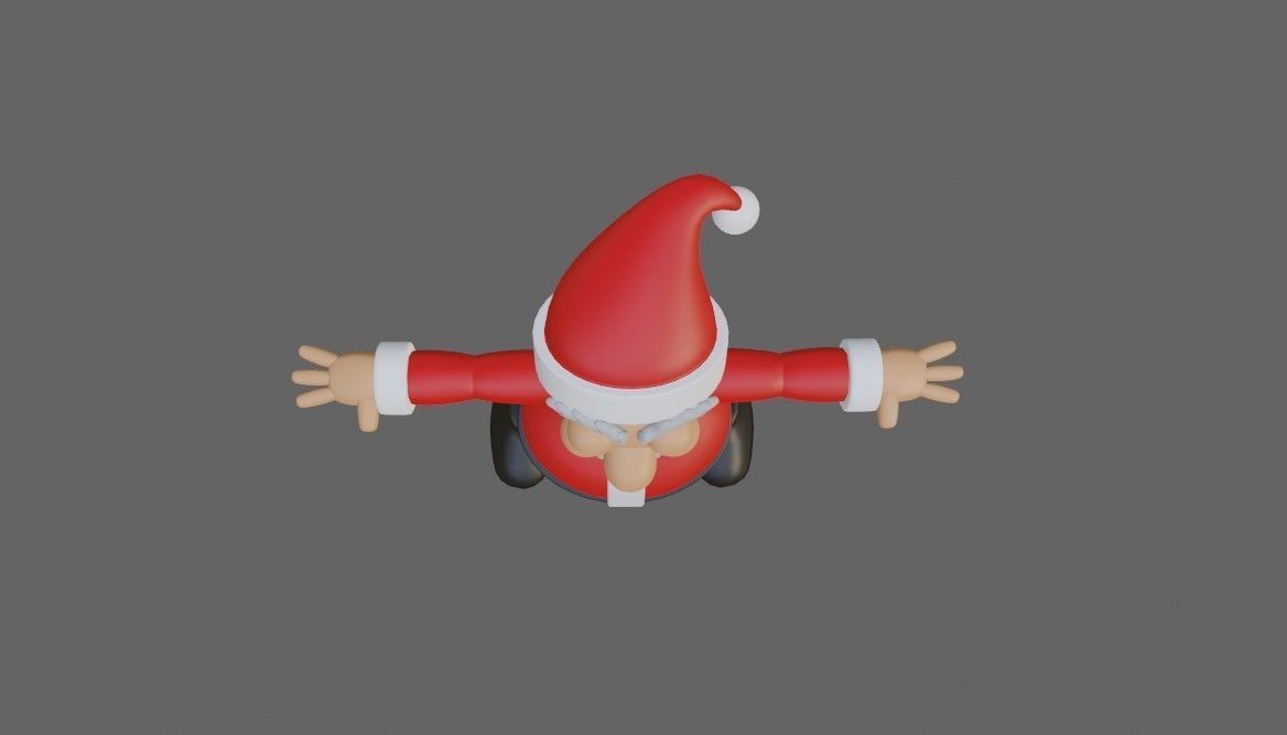 Santa Claus Mesh - Papai Noel 3D model_6