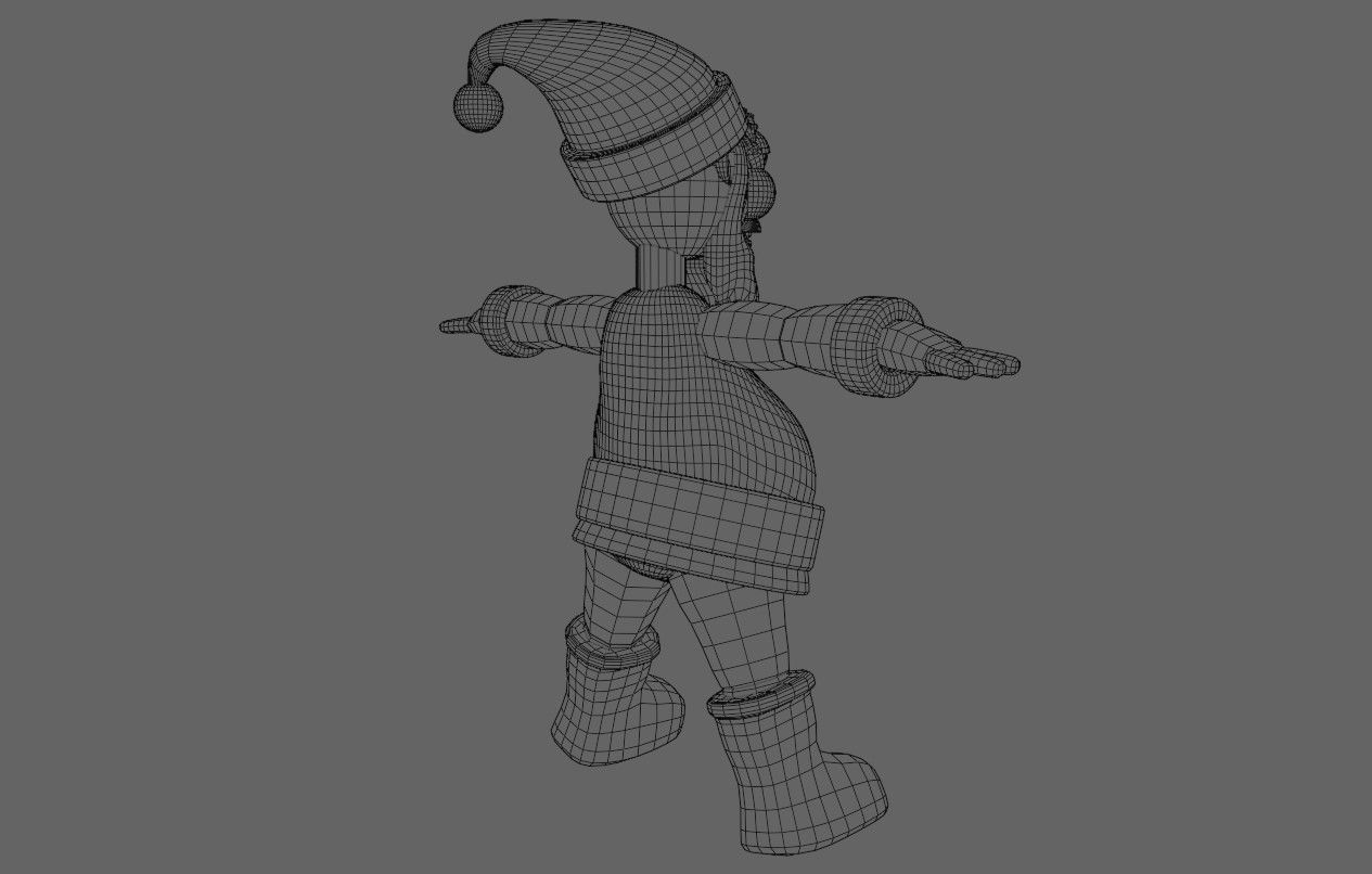 Santa Claus Mesh - Papai Noel 3D model_20