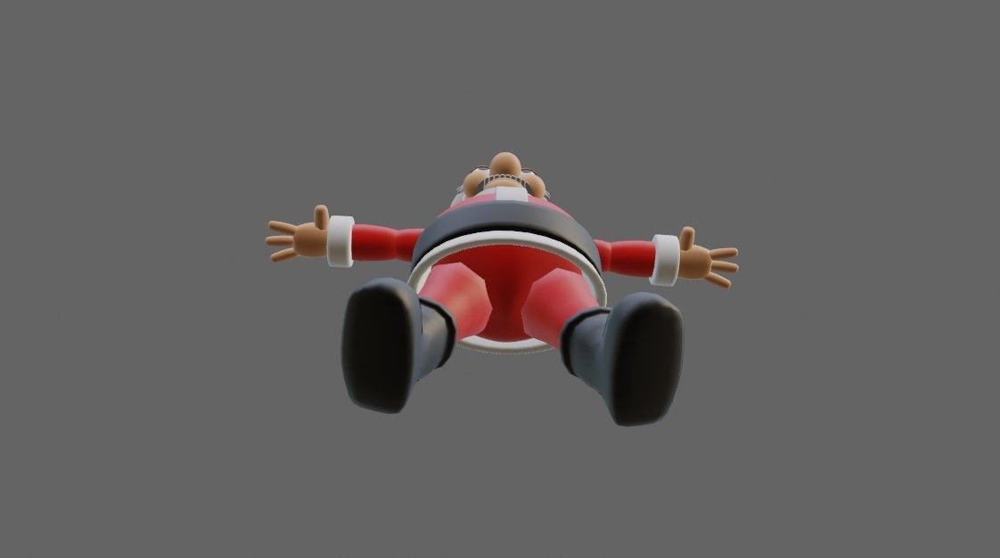 Santa Claus Mesh - Papai Noel 3D model_9