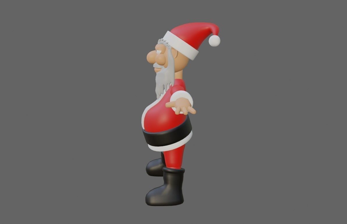 Santa Claus Mesh - Papai Noel 3D model_8