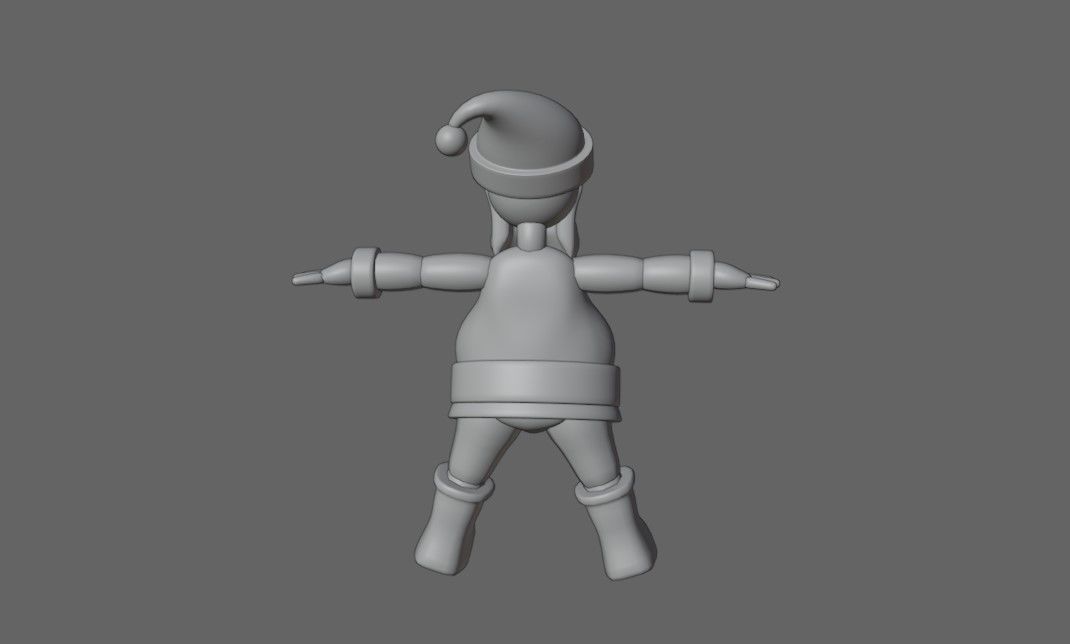 Santa Claus Mesh - Papai Noel 3D model_17