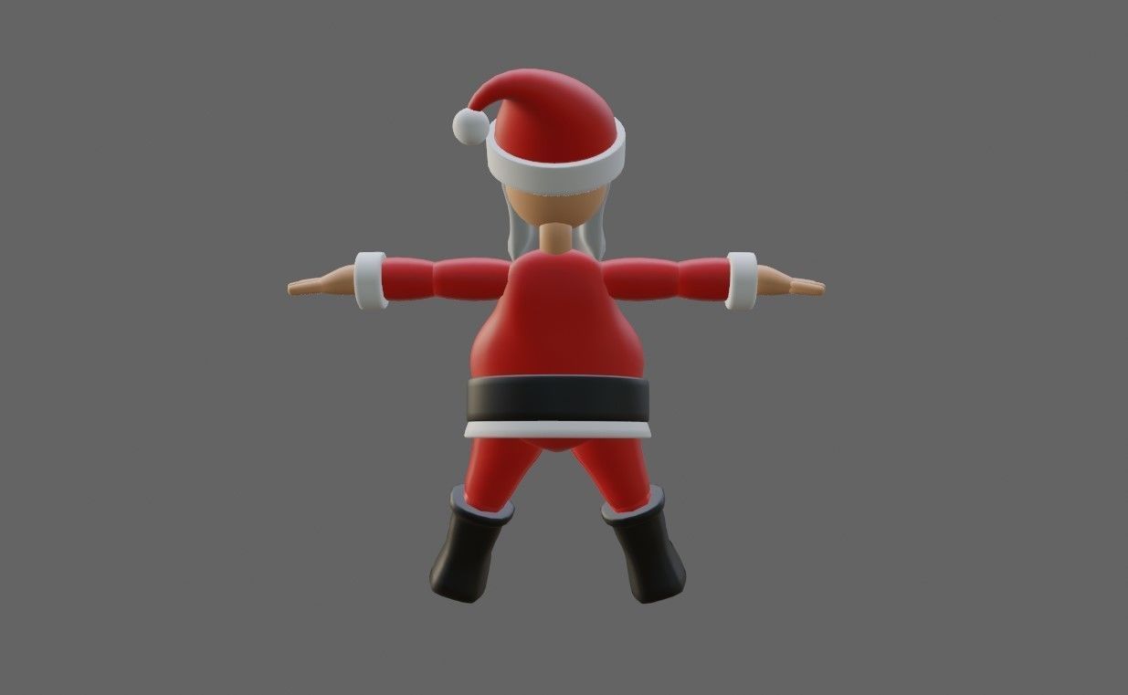 Santa Claus Mesh - Papai Noel 3D model_14