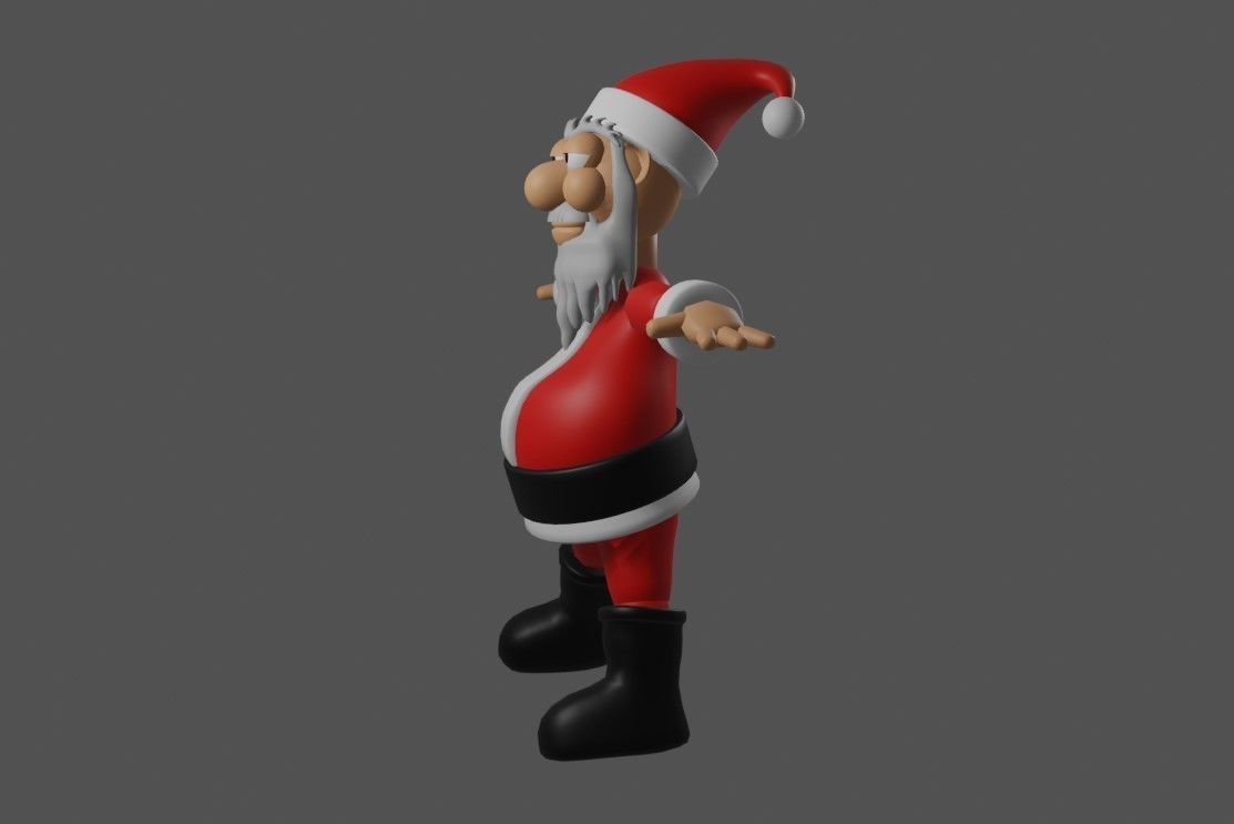 Santa Claus Mesh - Papai Noel 3D model_5