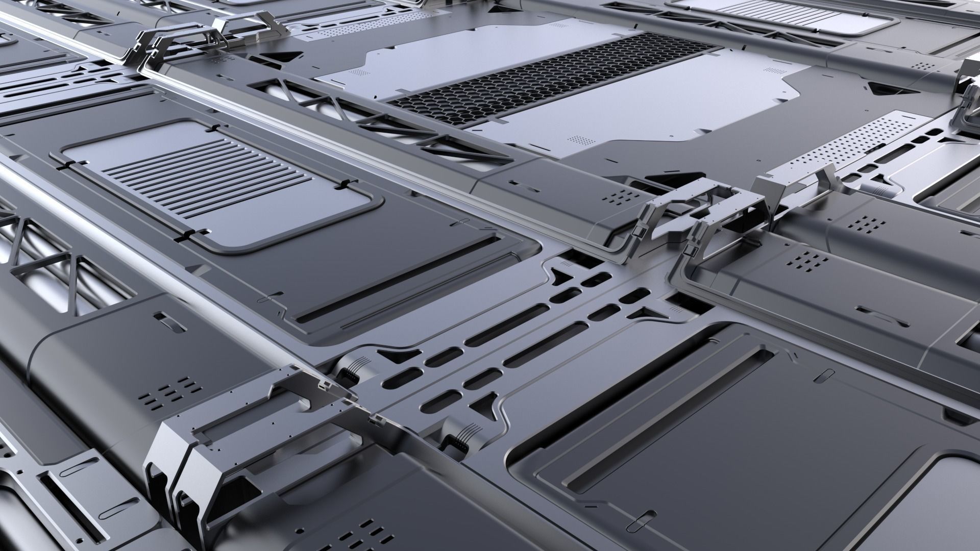 Sci-Fi Panels vol 4 3D model_9