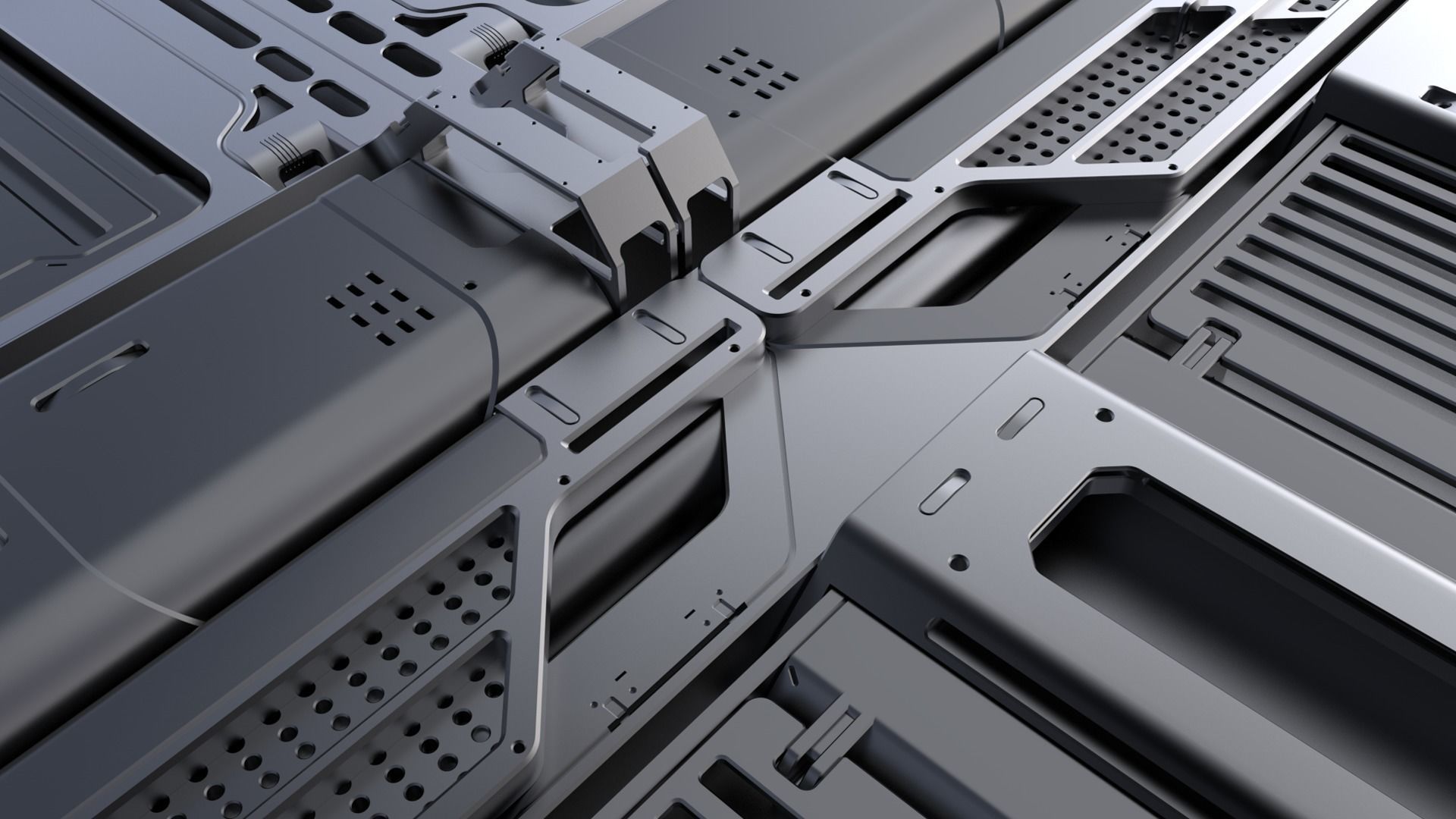 Sci-Fi Panels vol 4 3D model_8