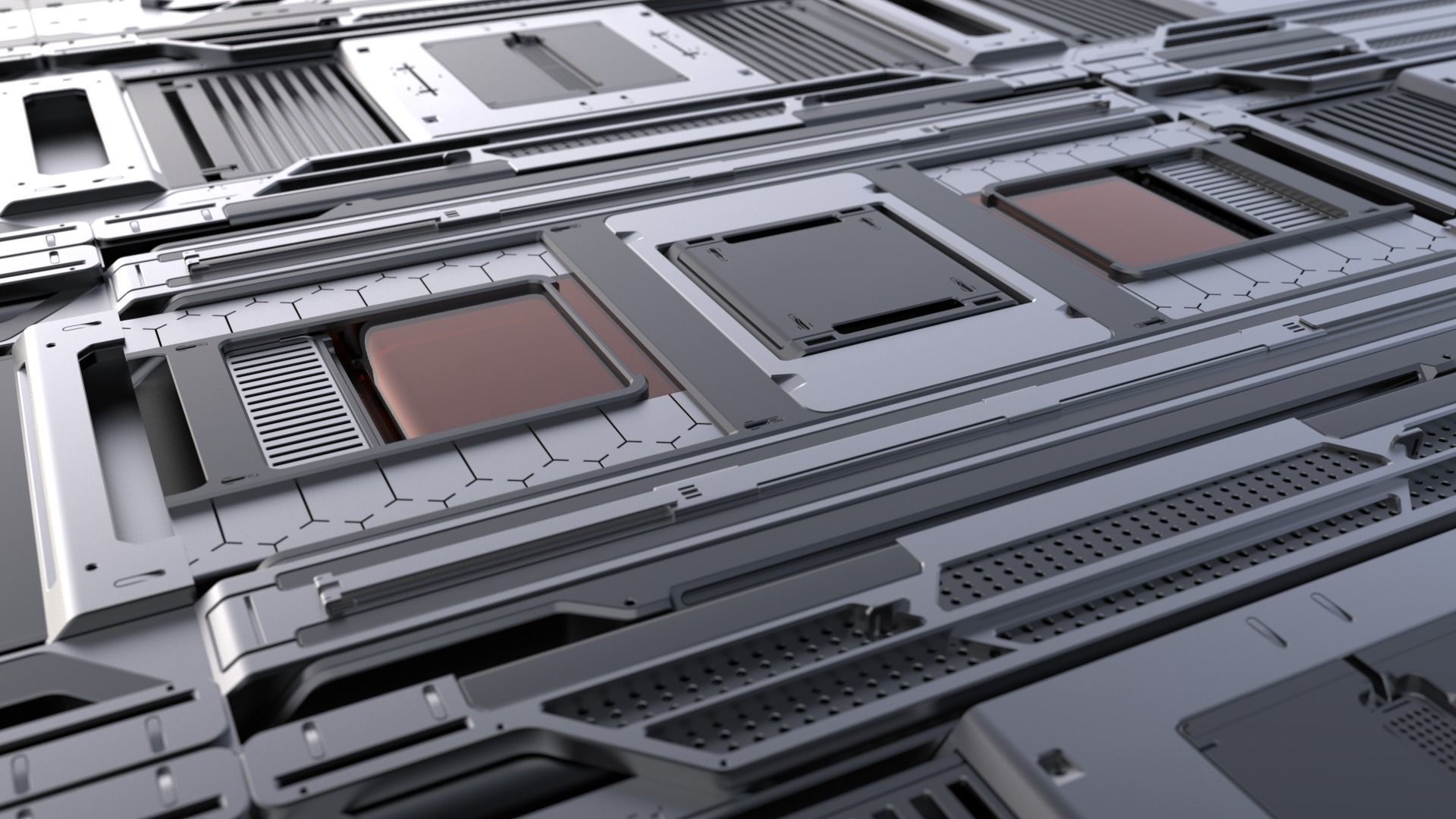 Sci-Fi Panels vol 4 3D model_3