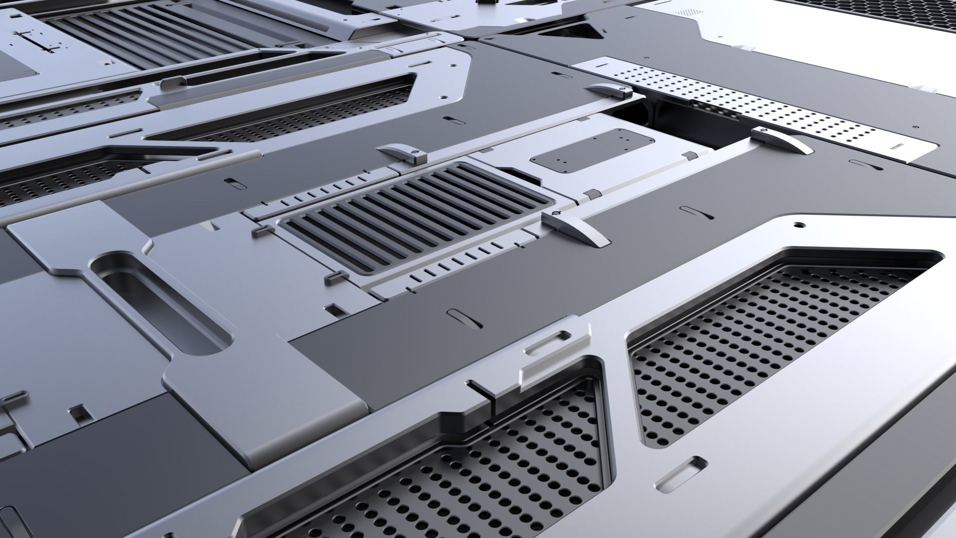 Sci-Fi Panels vol 4 3D model_15