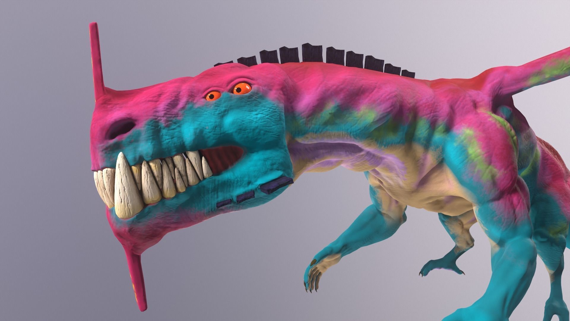 Stylize Dragon  Low-poly 3D model_8
