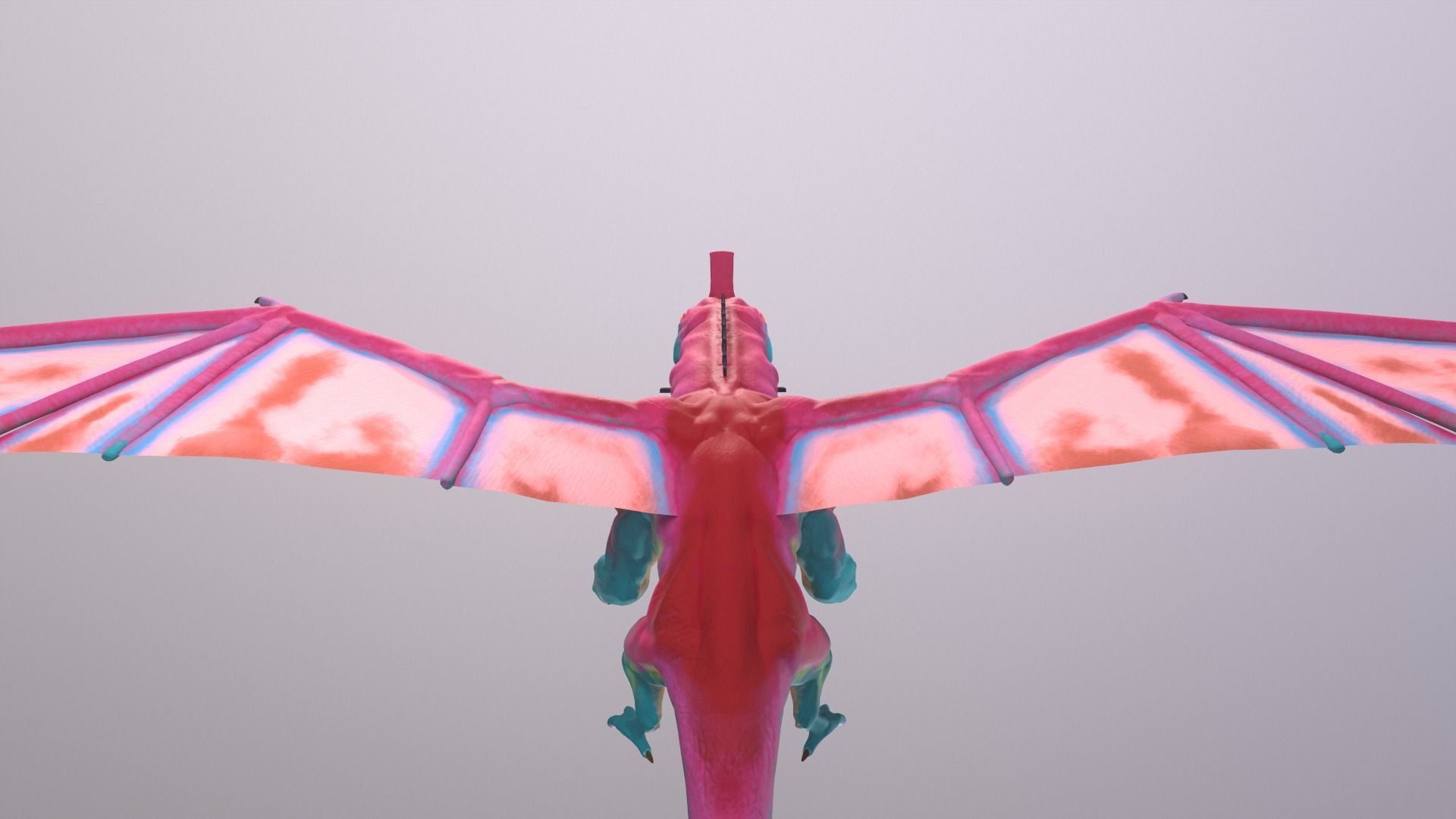 Stylize Dragon  Low-poly 3D model_9