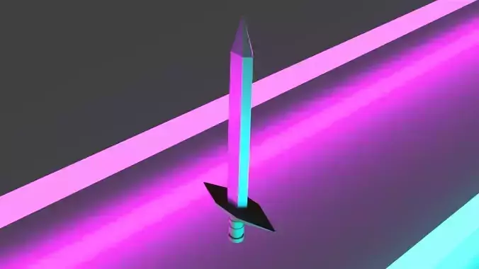 LowPolySword3D sword