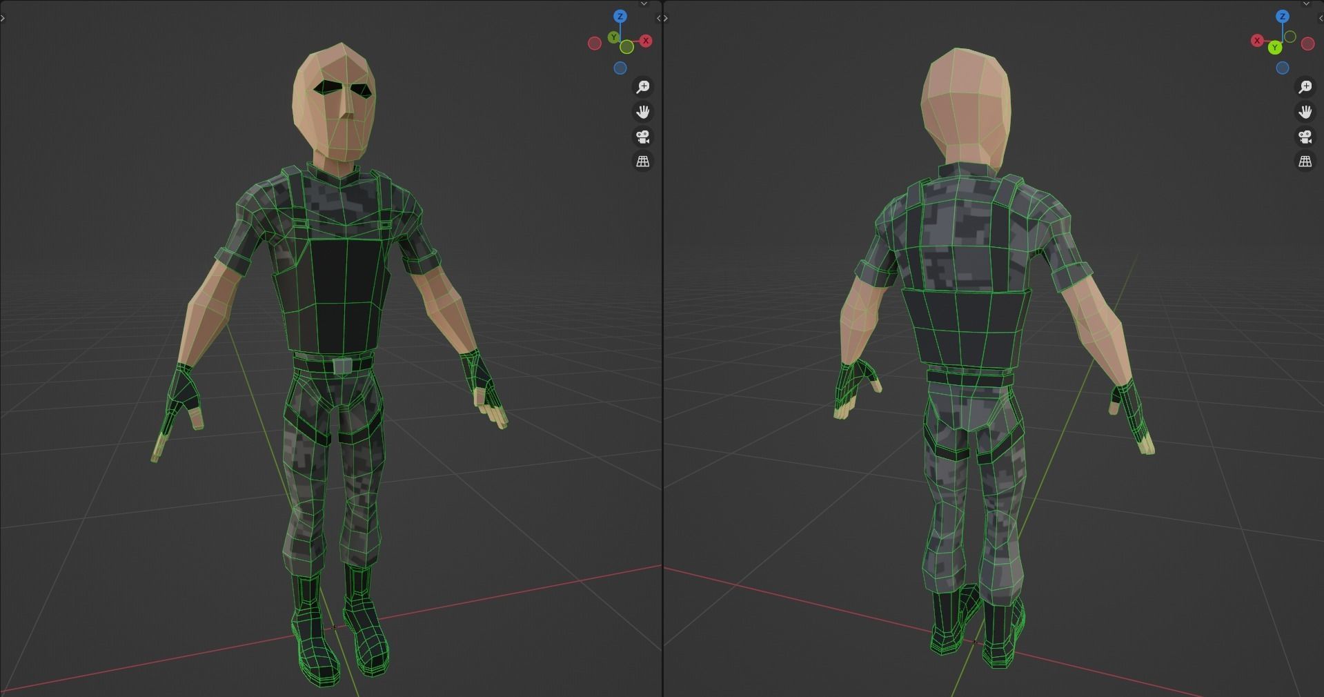 Low Poly Army Pack Low-poly 3D model_19