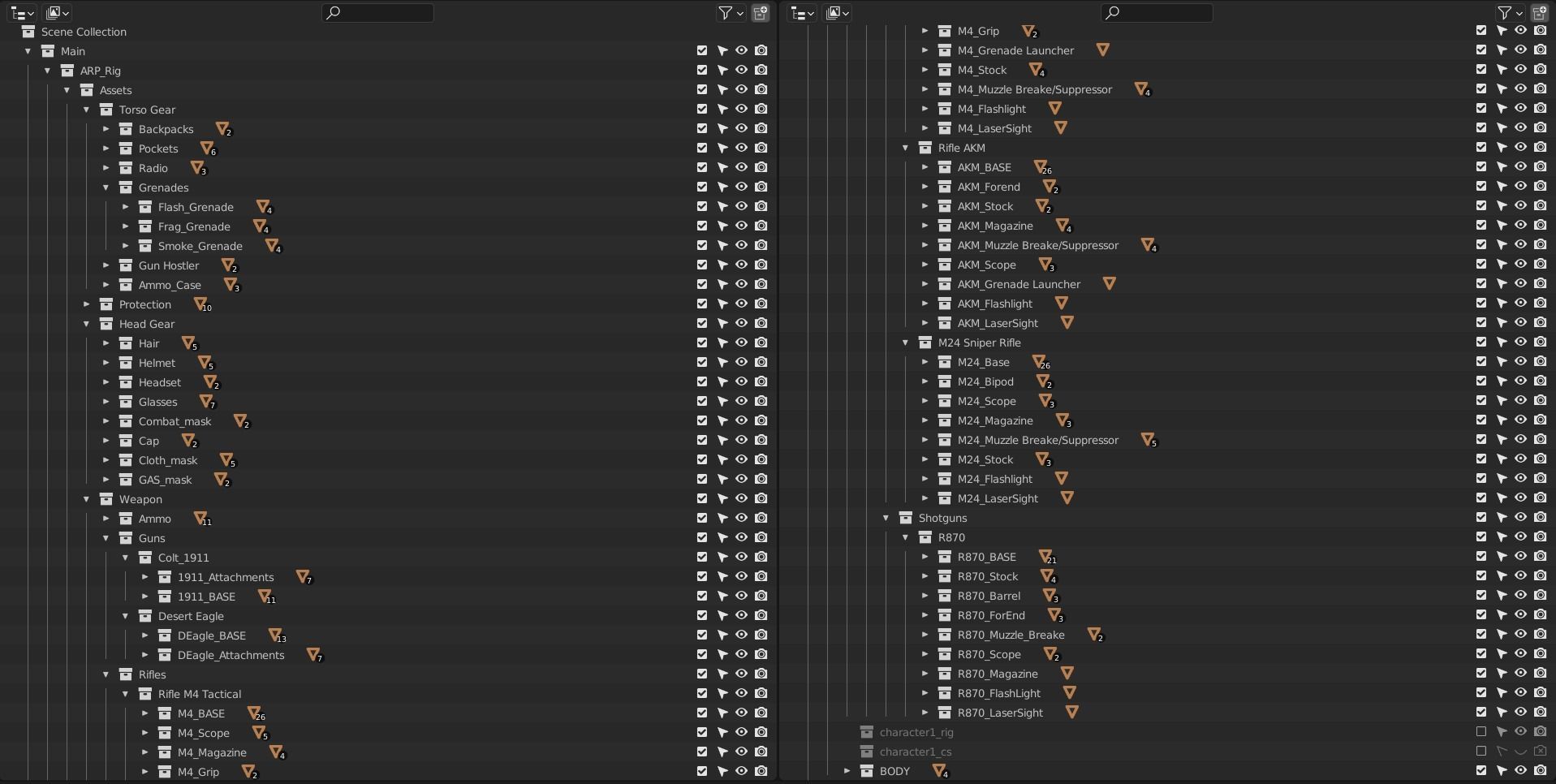 Low Poly Army Pack Low-poly 3D model_15