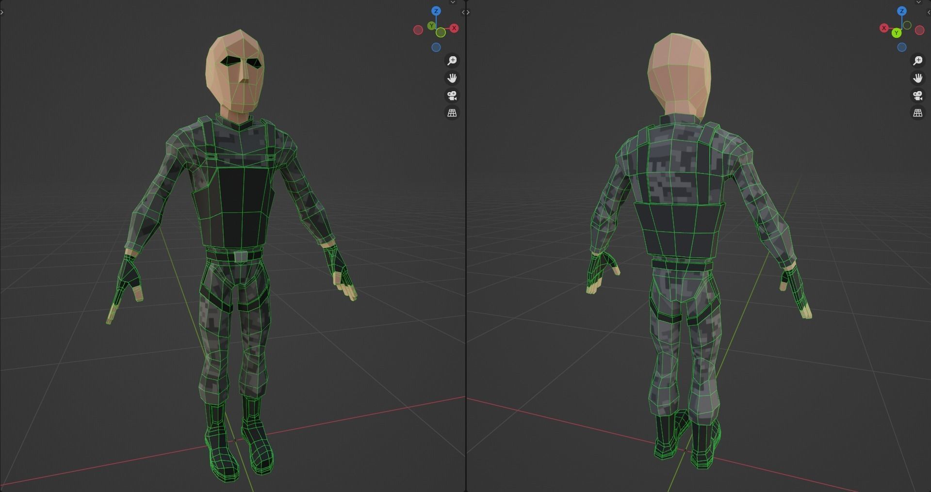 Low Poly Army Pack Low-poly 3D model_20