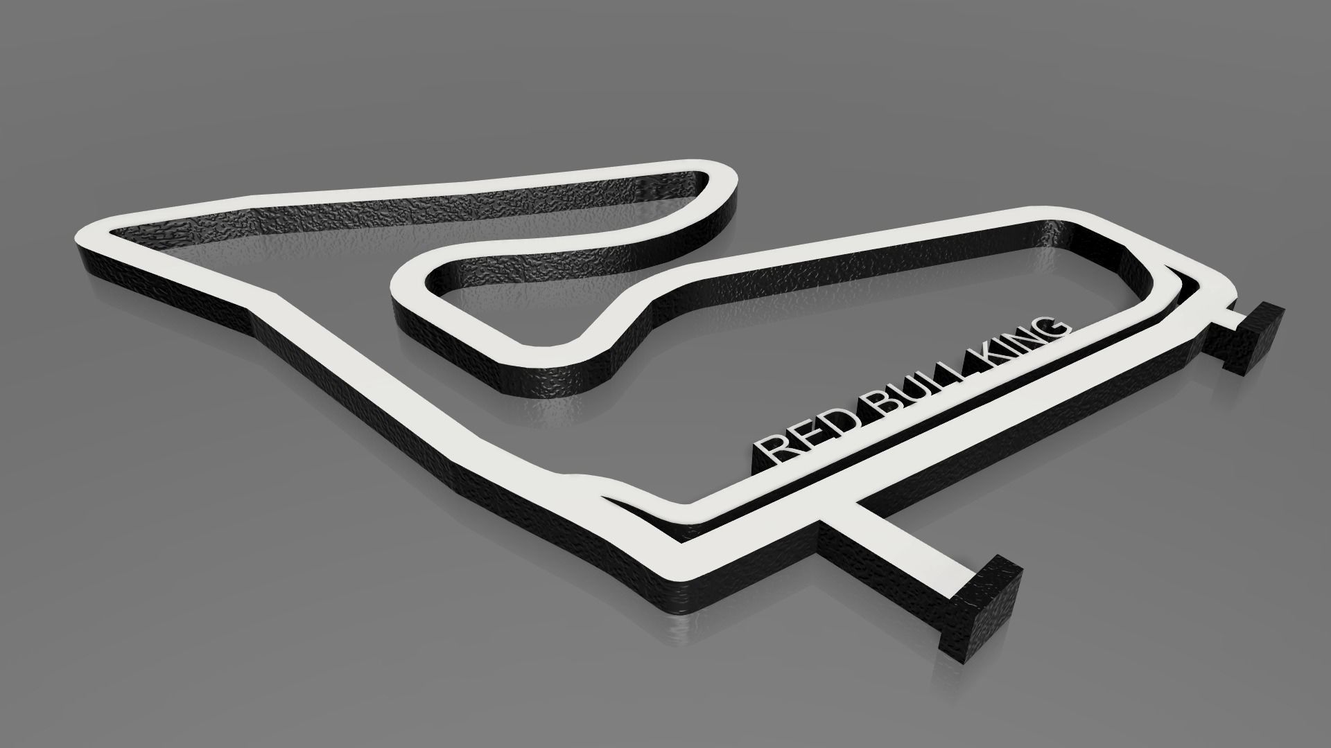 F1 Red Bull King Race Track STL OBJ FBX File  3D print model_3