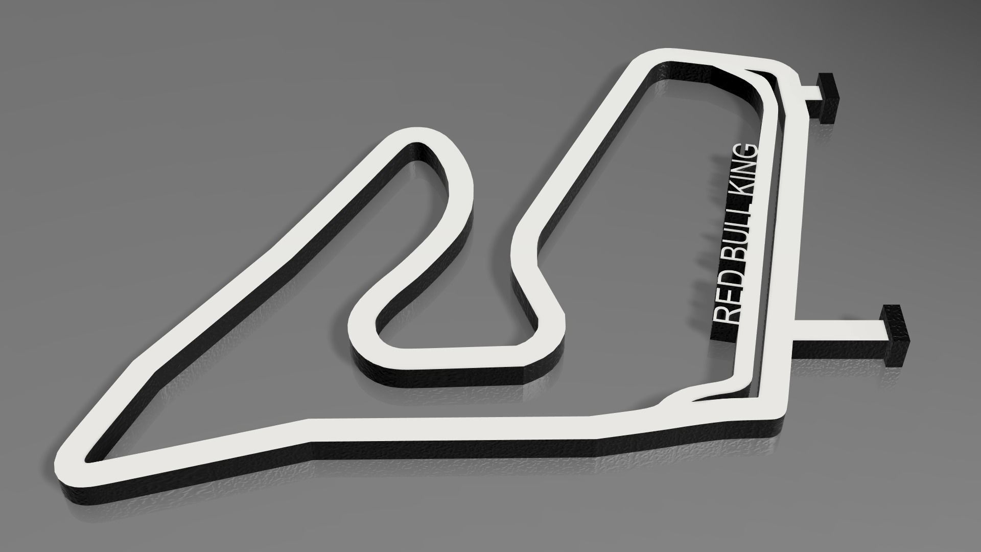 F1 Red Bull King Race Track STL OBJ FBX File  3D print model_7