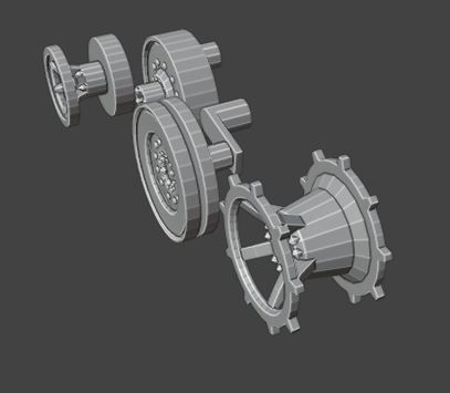 Waffentrzger auf E 100 3D print model_13