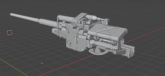 Waffentrzger auf E 100 3D print model_8
