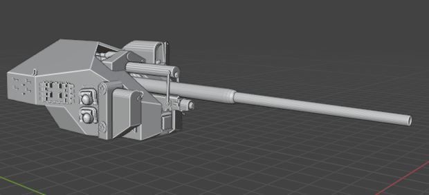 Waffentrzger auf E 100 3D print model_10