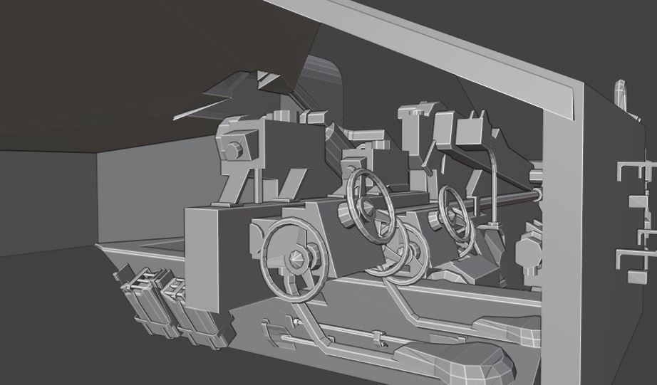 Waffentrzger auf E 100 3D print model_6