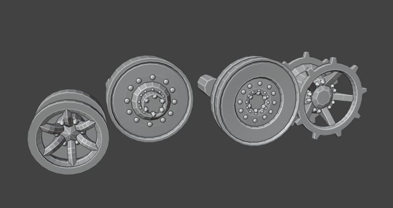 Waffentrzger auf E 100 3D print model_12