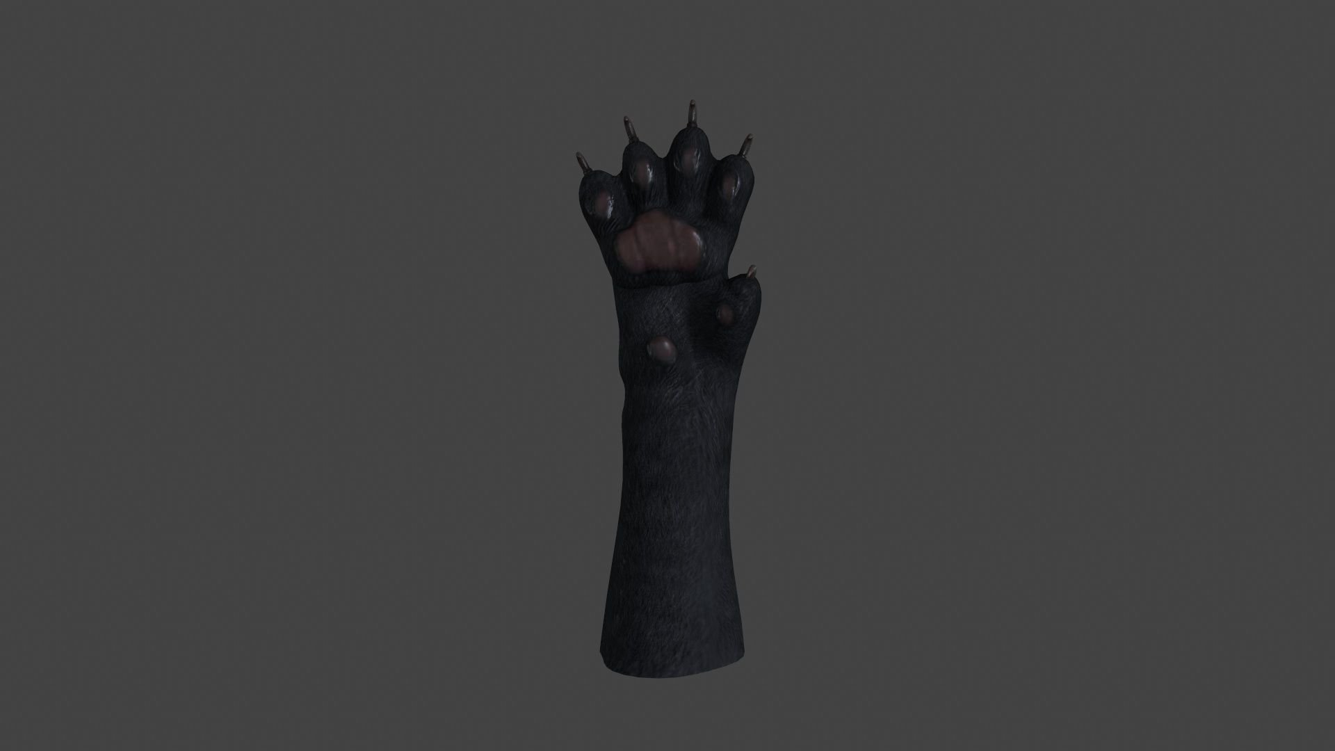 HAND-023 Cat Low-poly 3D model_2