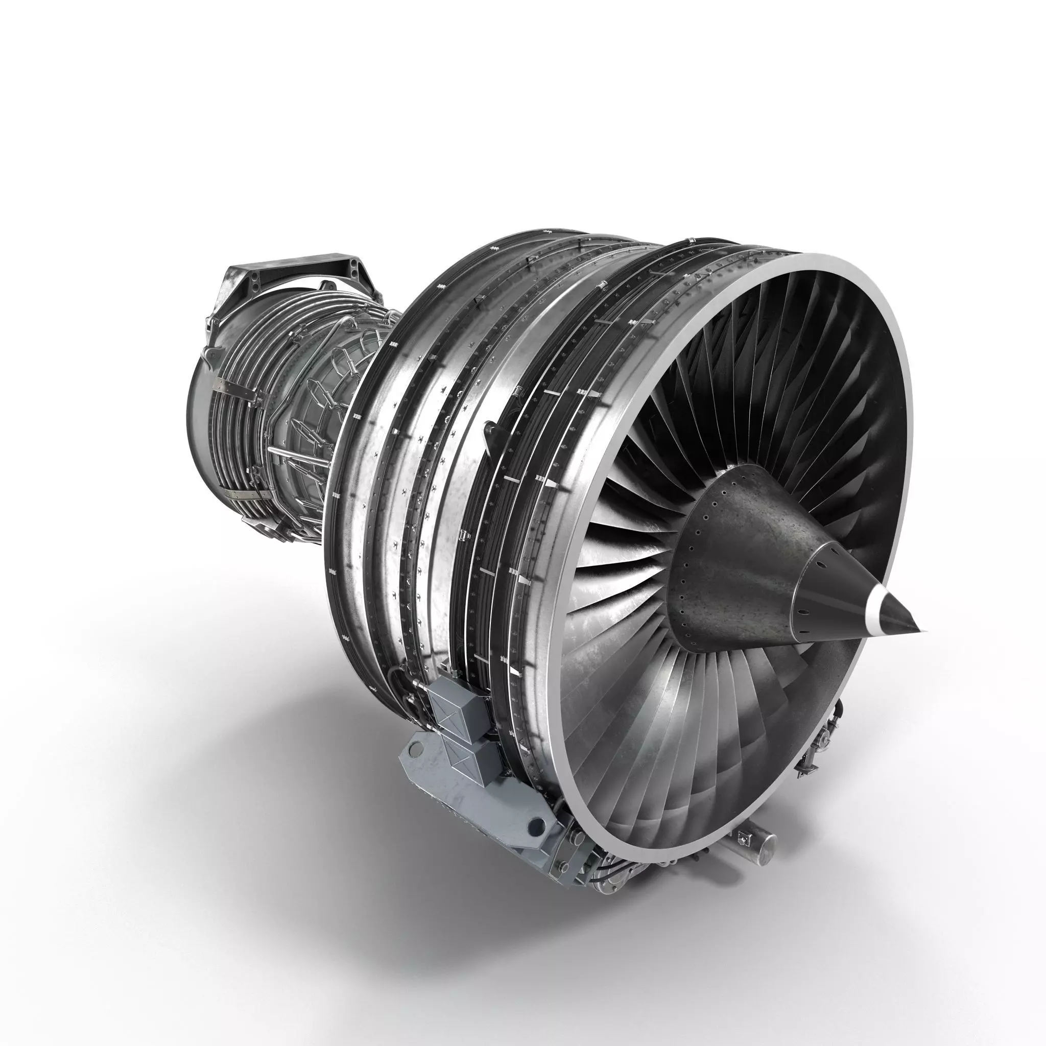 Airplane Jet Engine - CFM56 International 3D model_0