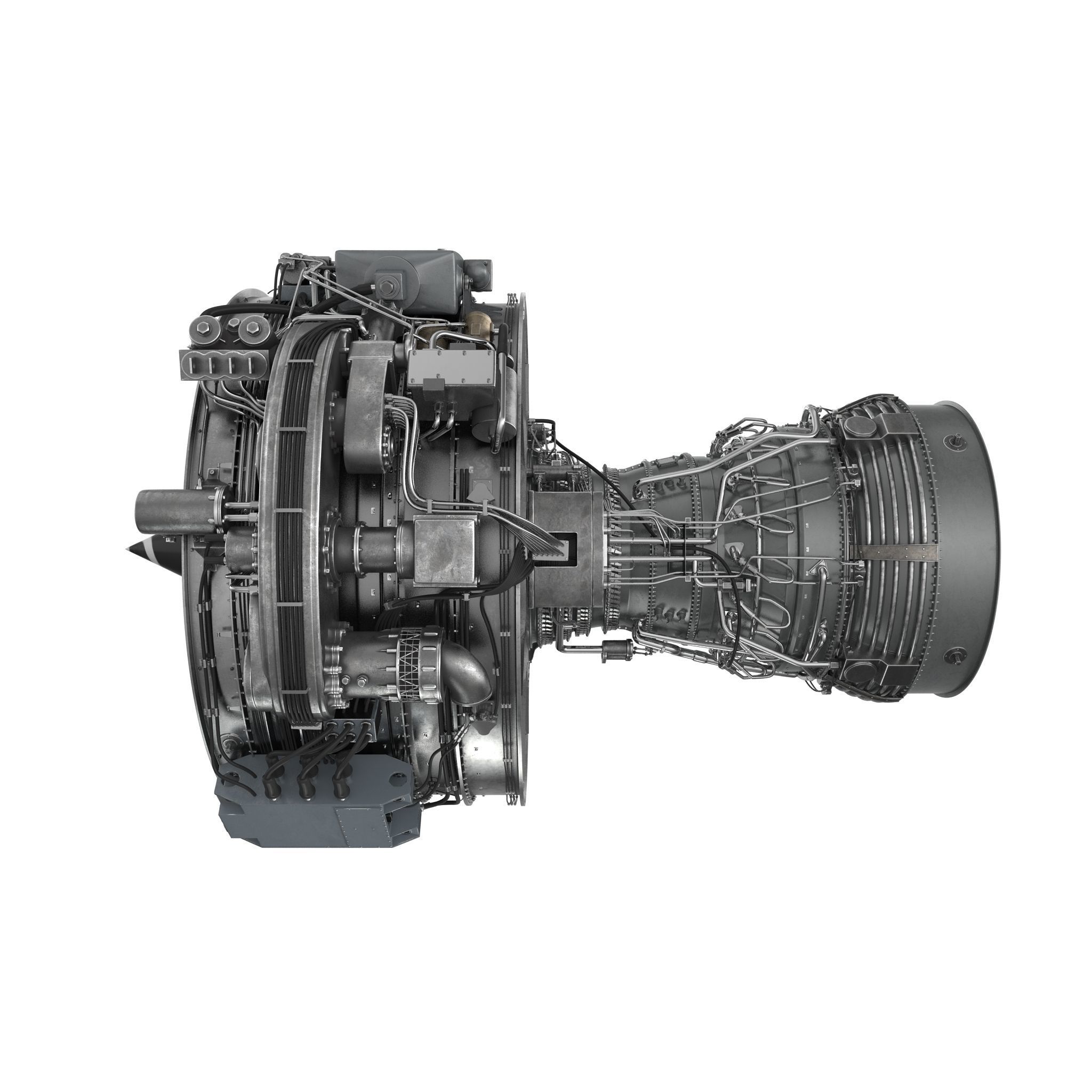 Airplane Jet Engine - CFM56 International 3D model_6