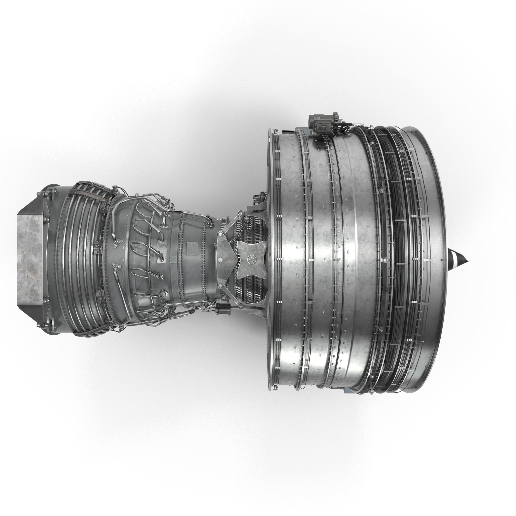 Airplane Jet Engine - CFM56 International 3D model_1