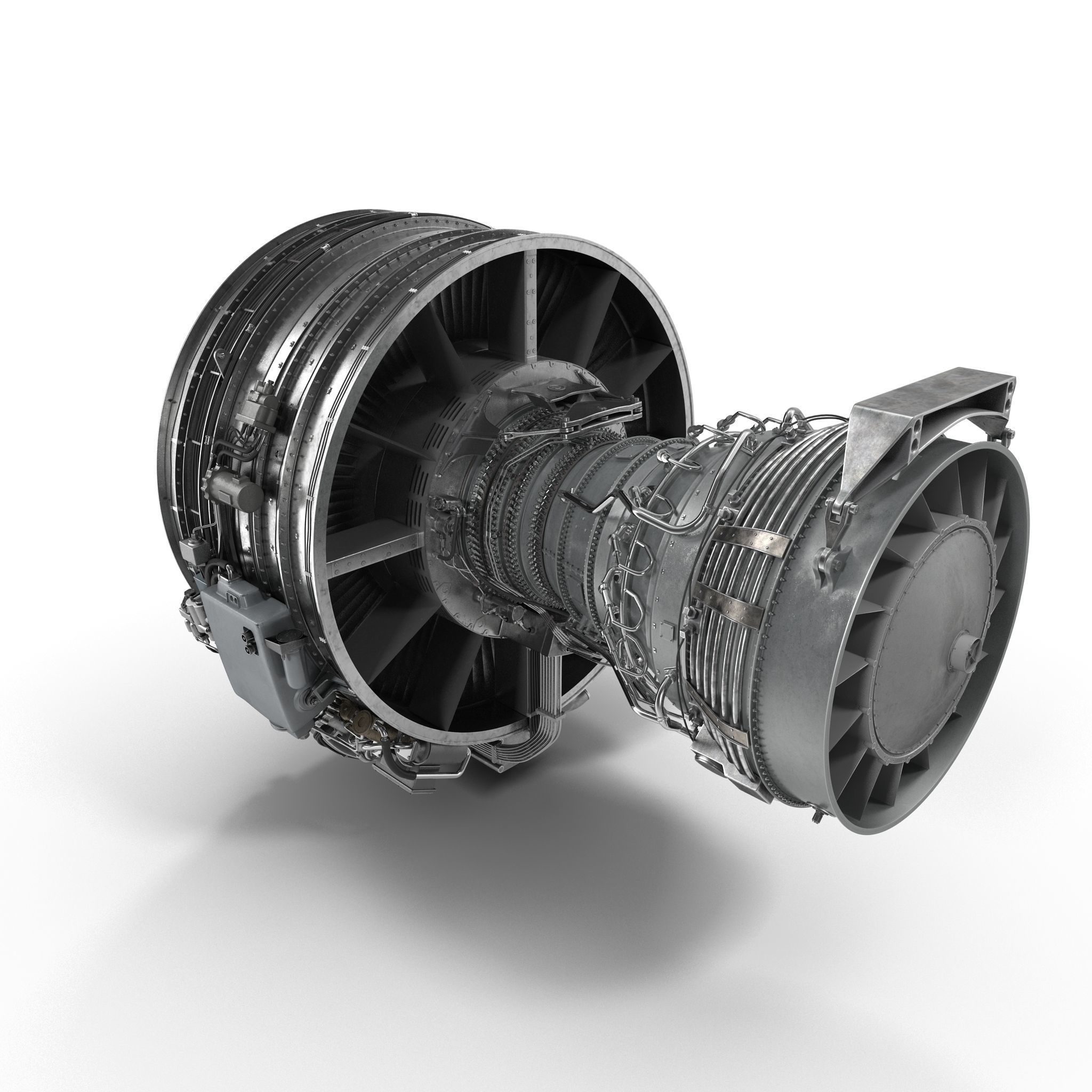 Airplane Jet Engine - CFM56 International 3D model_2