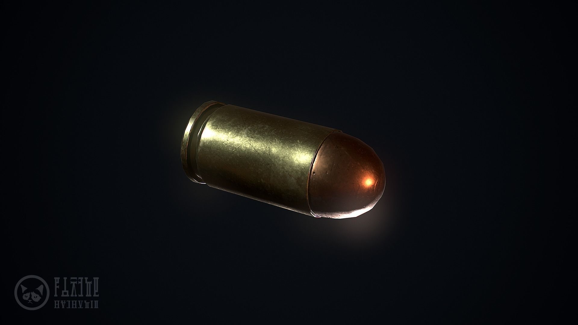 Glock 22-4 handgun Low-poly 3D model_20